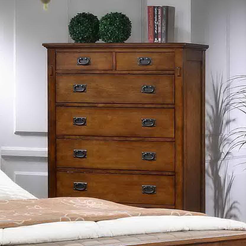Mission chest outlet of drawers